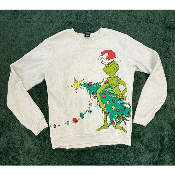 2024 The Grinch Medium Pullover Christmas/Holiday Sweatshirt Unisex - Picture 1 of 5